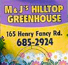 M&J's Hilltop Greenhouse