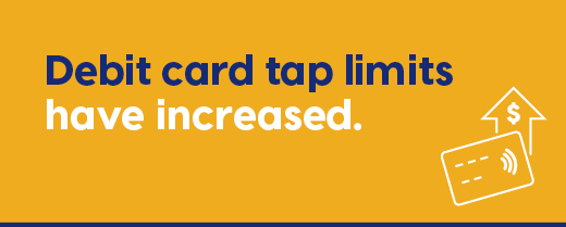 Interac Tap limits have increased